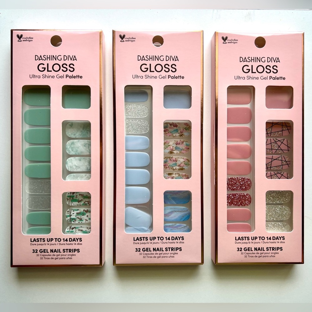 Dashing Diva Gloss Ultra Shine Gel Palette Bundle #3